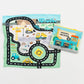 Toy Car Mat & Pouch: All-in-one Travel Entertainment!