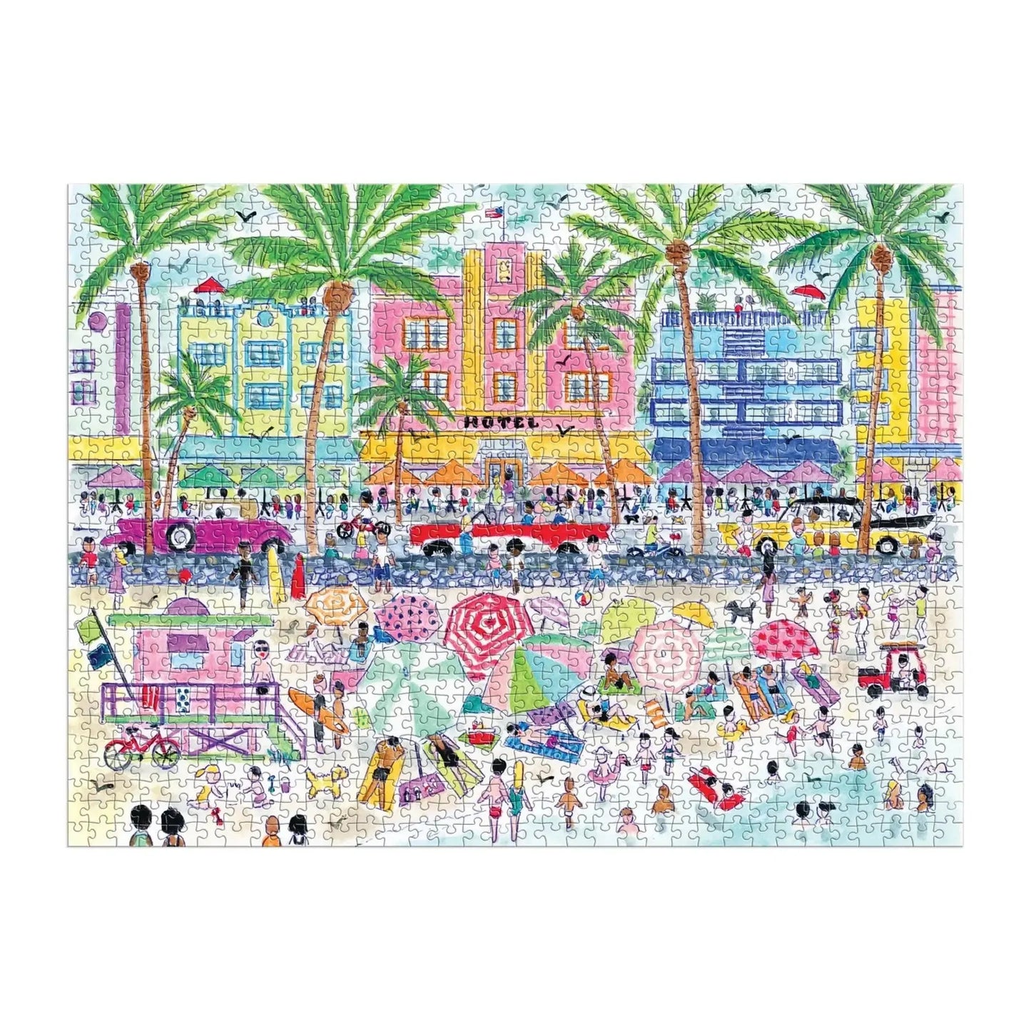 South Beach Miami 1000 Piece Jigsaw Puzzle Galison