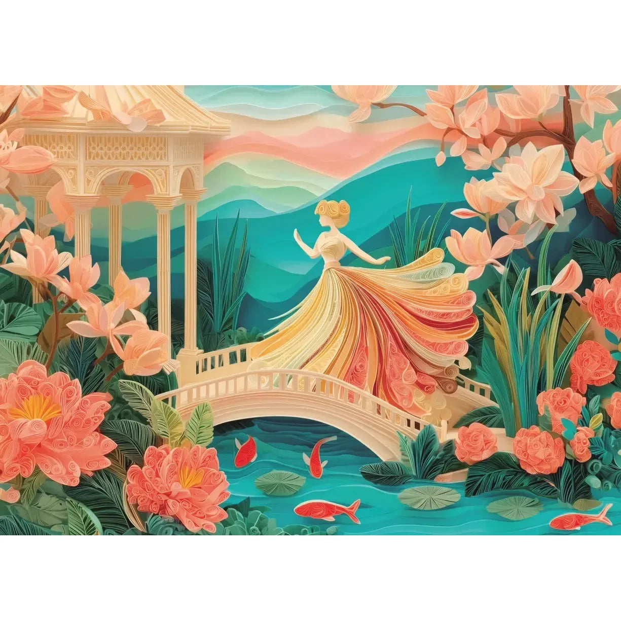 Southern Belle 1000 Piece Jigsaw Puzzle Final Piece