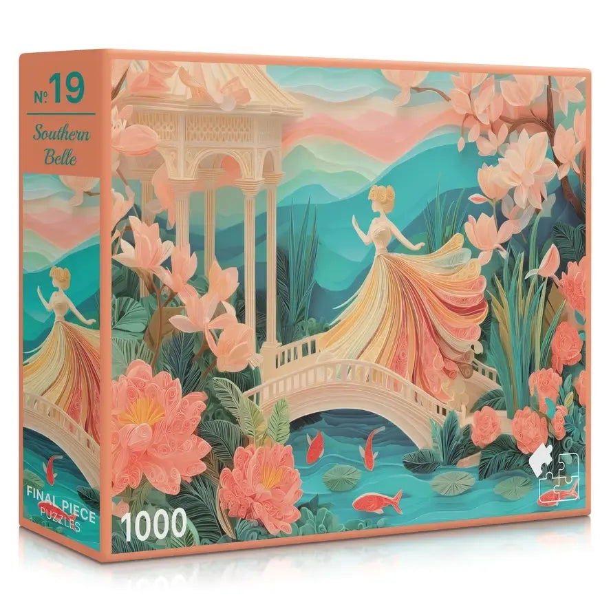 Southern Belle 1000 Piece Jigsaw Puzzle Final Piece