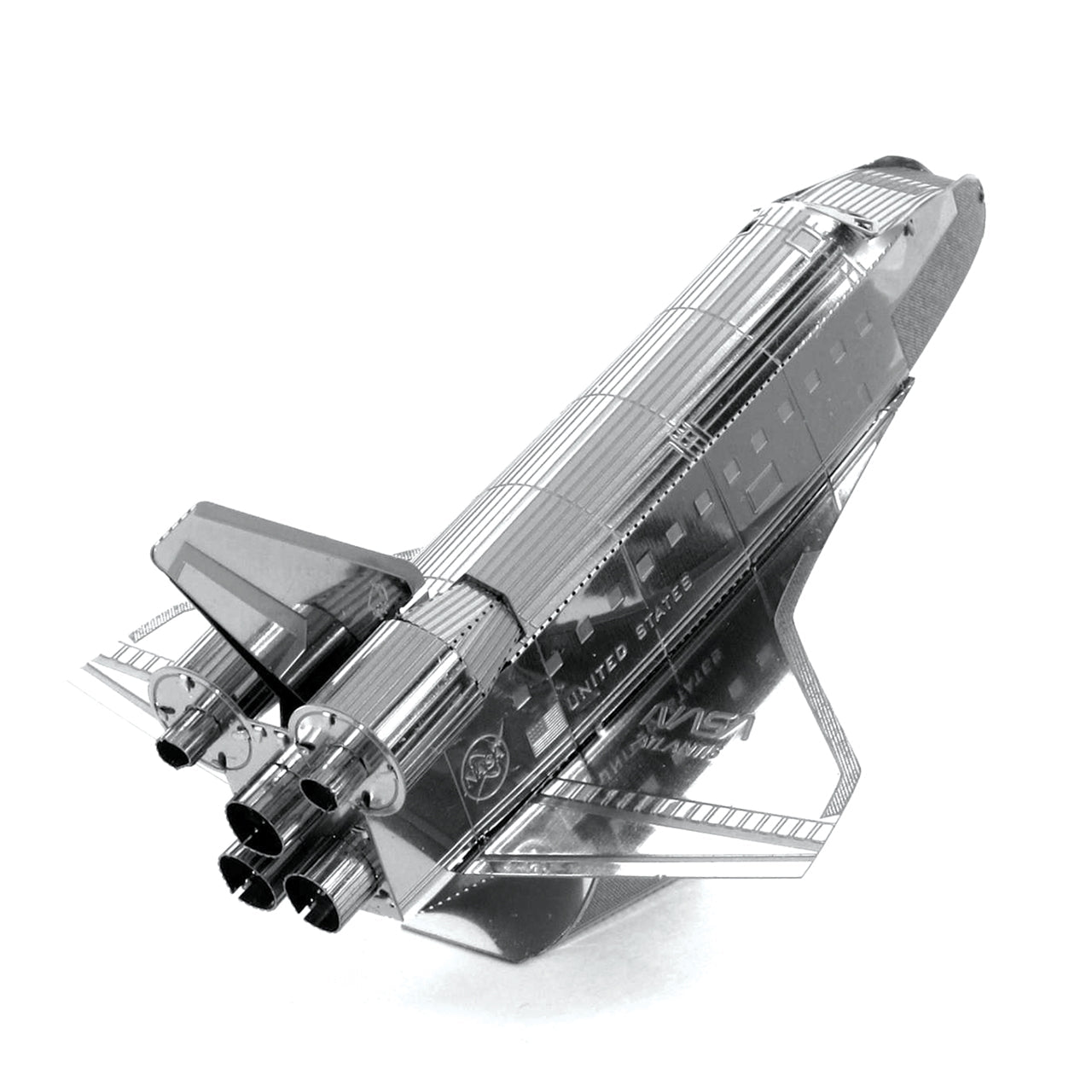 Space Shuttle Atlantis 3D Steel Model Kit Metal Earth