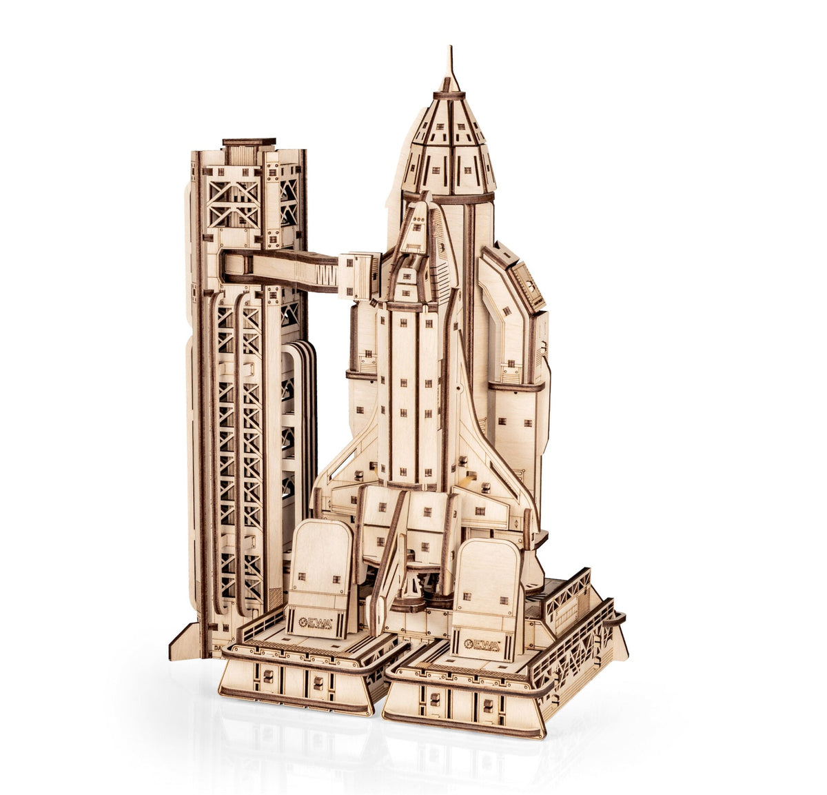 Space Shuttle — Mechanical Wooden Model, 314 Pieces