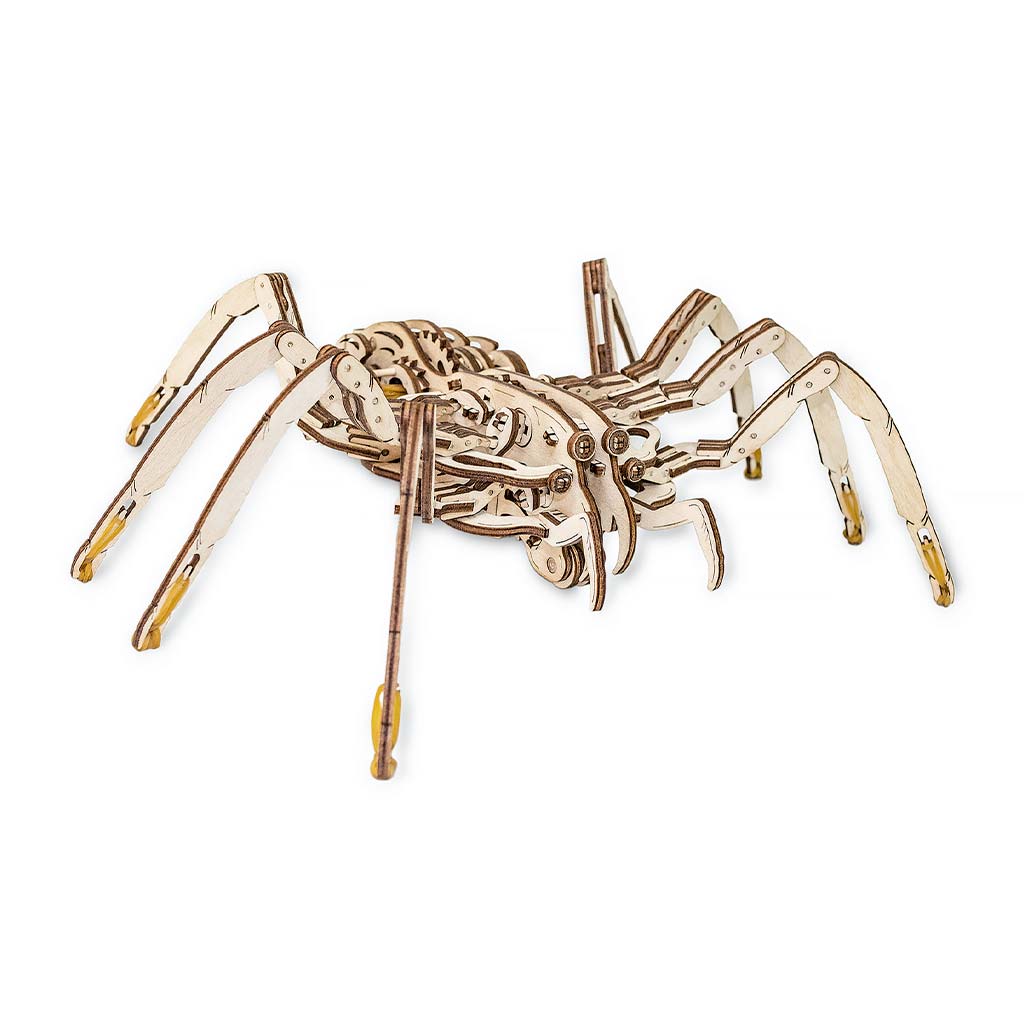 Spider — Mechanical Wooden Model, 293 Pieces
