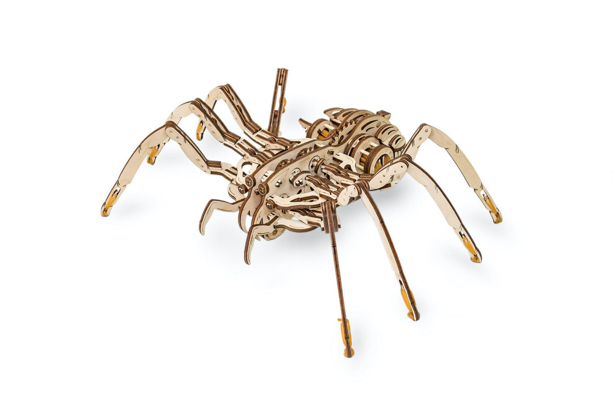 Spider — Mechanical Wooden Model, 293 Pieces