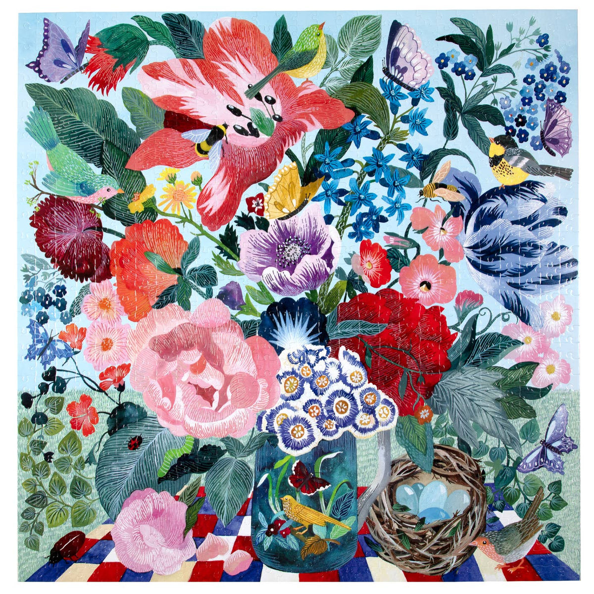 Spring Bouquet 1000 Piece Jigsaw Puzzle eeBoo