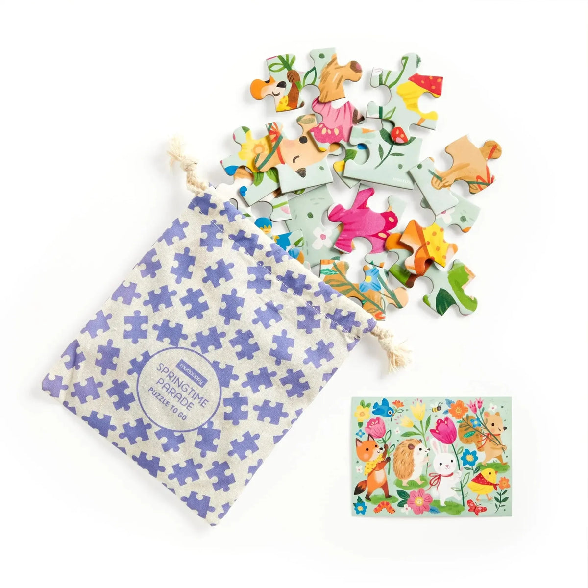 Springtime Parade 36 Piece Mini Jigsaw Puzzle Mudpuppy