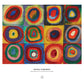 Squares with Concentric Rings 500 Piece Jigsaw Puzzle Pomegranate