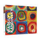 Squares with Concentric Rings 500 Piece Jigsaw Puzzle Pomegranate