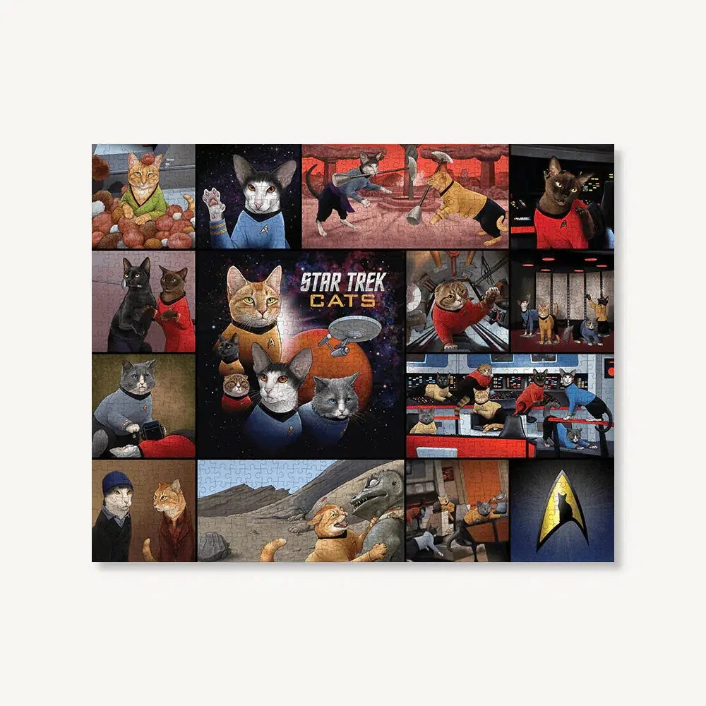 Star Trek Cats 1000 Piece Jigsaw Puzzle Chronicle