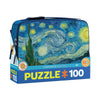 Starry Night Lunch Bag & 100 Piece Jigsaw Puzzle Eurographics
