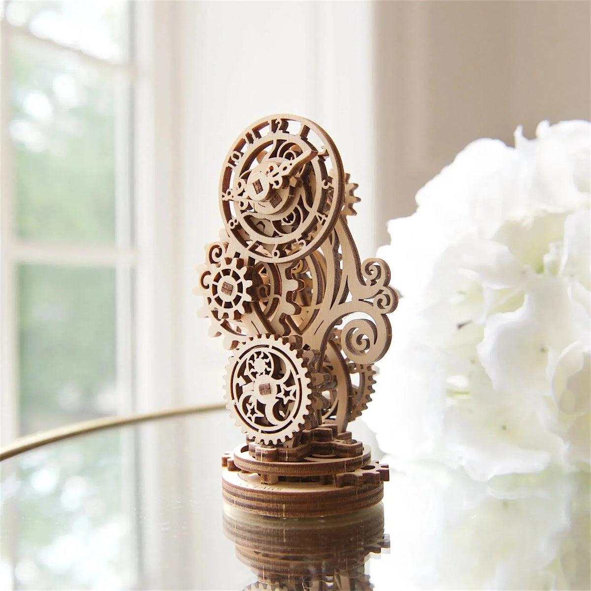 Steampunk Clock 3D Wood Model Kit UGEARS