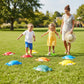 Stepping Stones for Kids 9 Pieces Non-Slip Toddler Stepping Stones Balance Sensory Toys-Multicolor