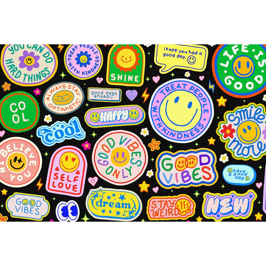 Sticker Collage 150 Piece Mini Jigsaw Puzzle Micro Puzzles