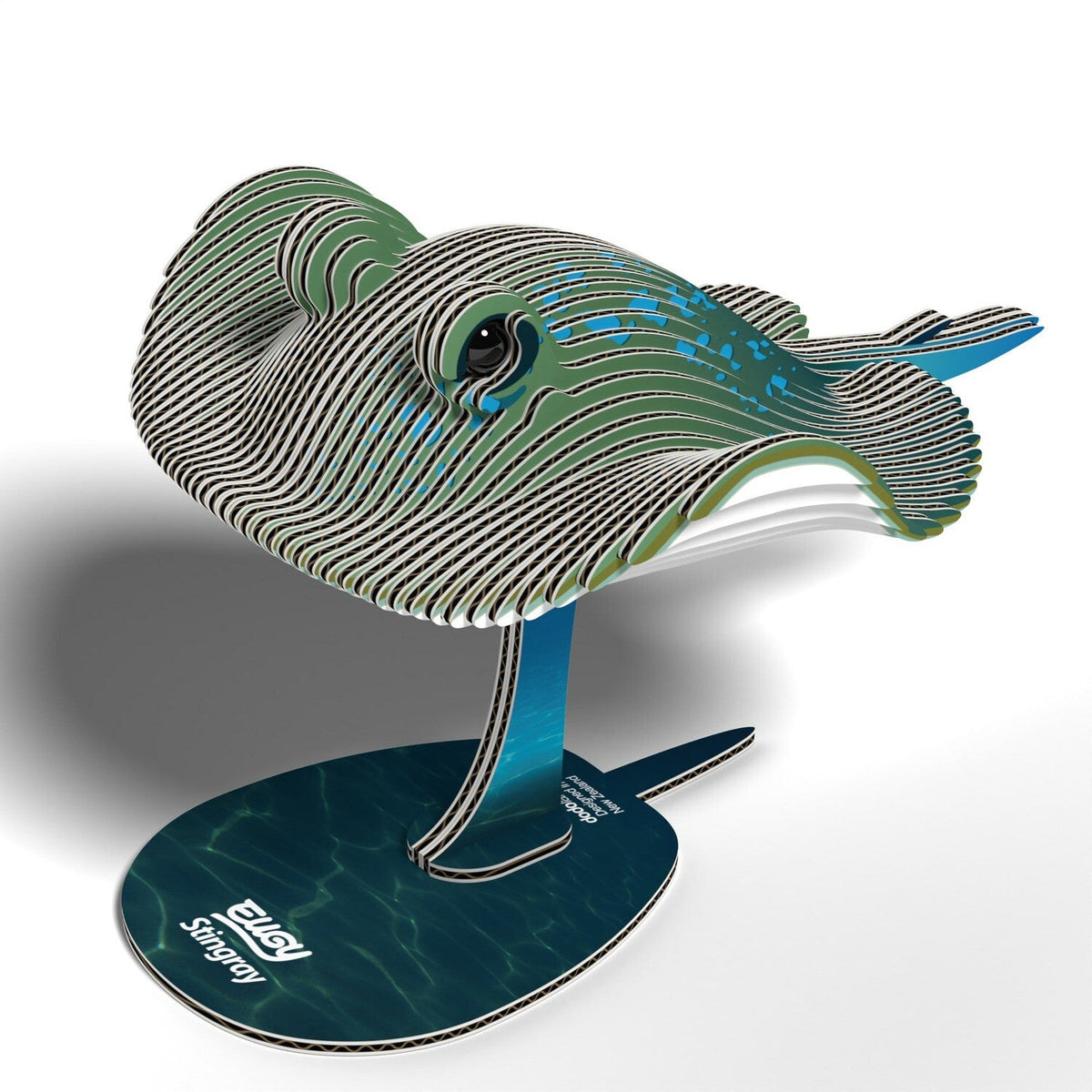 Stingray 3D Cardboard Model Kit Eugy