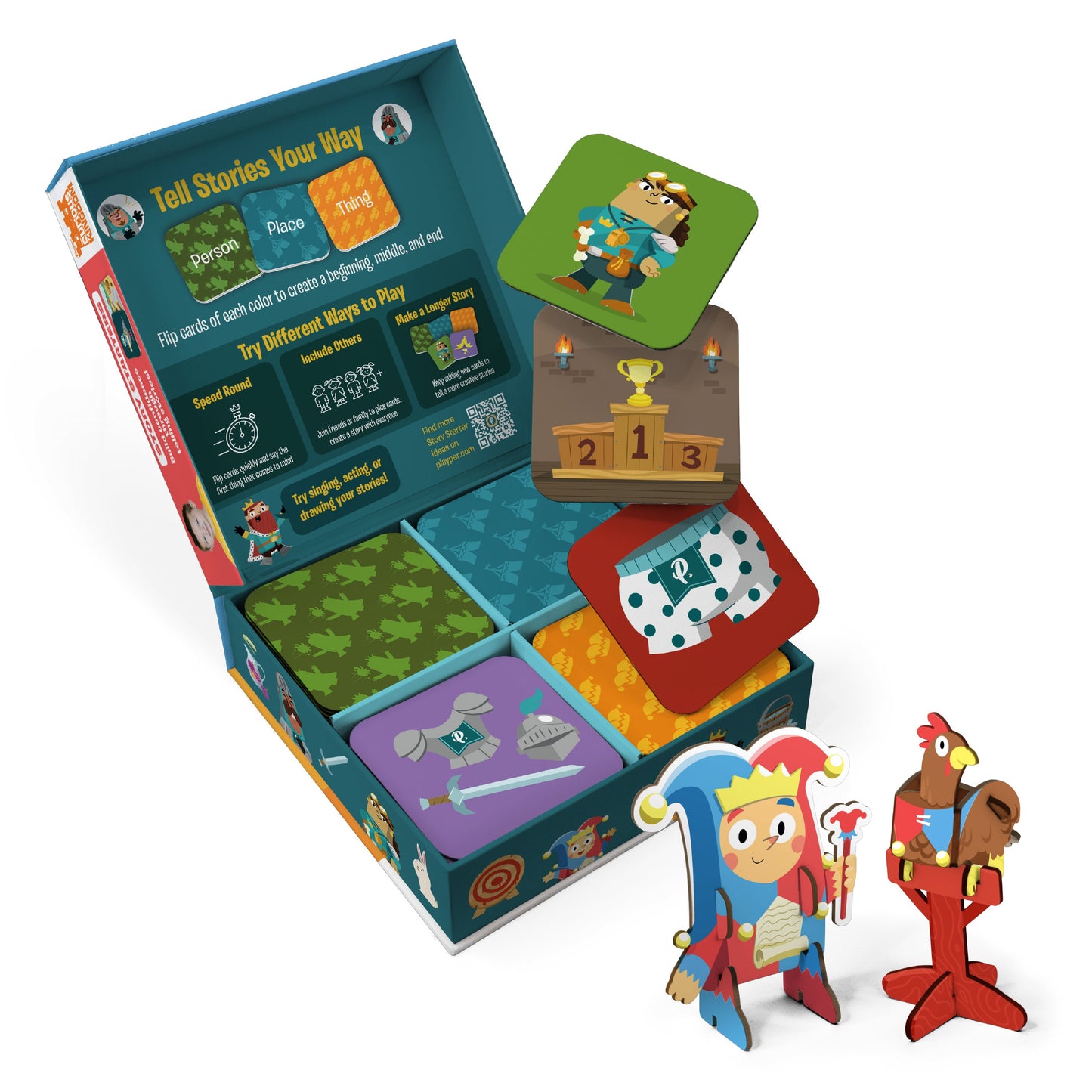 Story Starters: Create a Story Cards for Kids - Jasper Edition