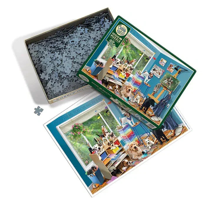 Studio Pups 1000 Piece Jigsaw Puzzle Cobble Hill