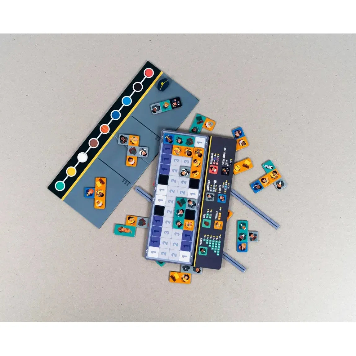 Subway Squeeze - Strategic Board Game - Professor Puzzle