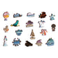 Summertime 505 Piece Wood Jigsaw Puzzle Wooden City