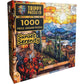 Sunset Serenity 1000 Piece Jigsaw Puzzle Trippy