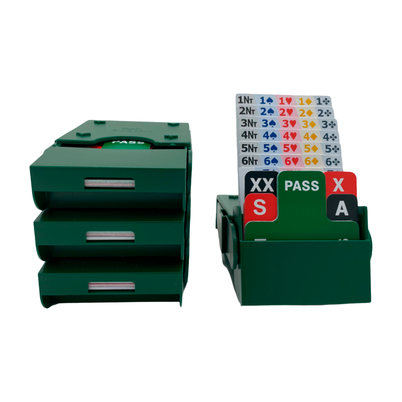 SuperBridge Boxes with Plastic Cards (set of 4)