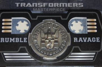 Transformers Mp-15 Rumble & Ravage Bonus Collector Coin