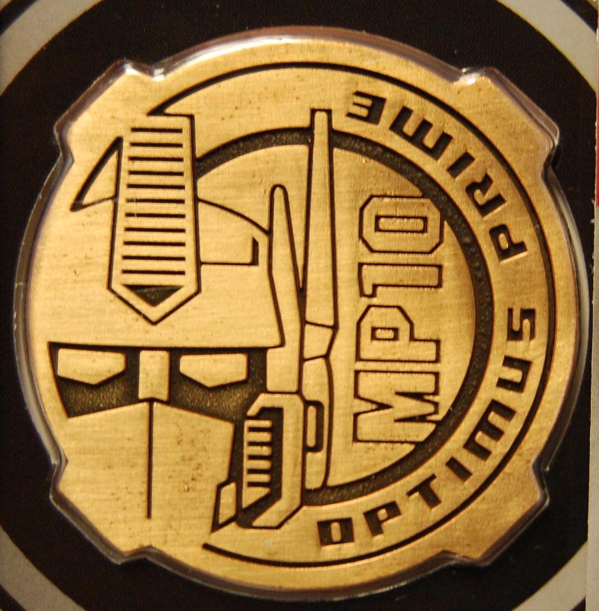 Transformers Mp-10 Optimus Prime Bonus Collector Coin