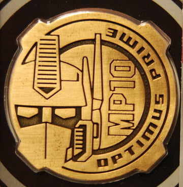 Transformers Mp-10 Optimus Prime Bonus Collector Coin