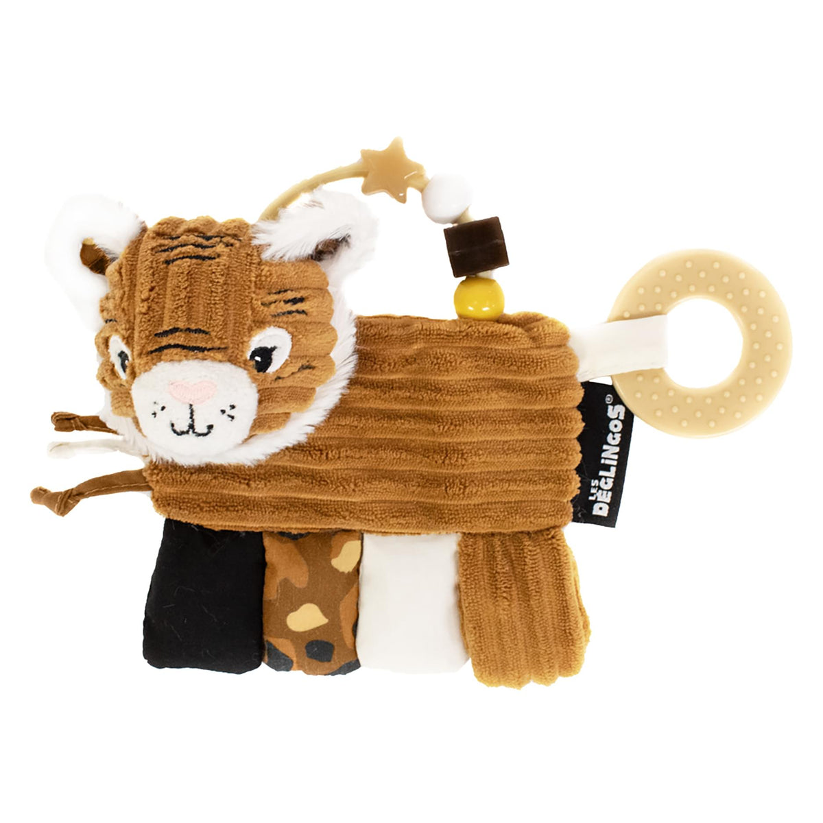 Les Deglingos Baby Activity Rattle | Speculos The Tiger