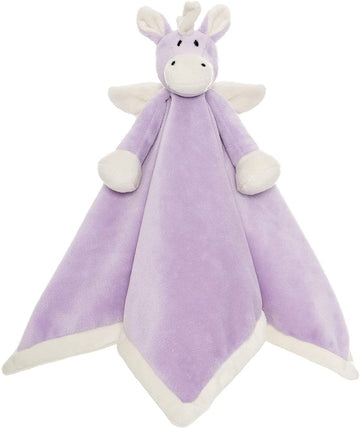 Teddykompaniet Diinglisar Collection 11 Inch Plush Animal Blanket  Unicorn