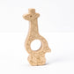 Soothing Giraffe Teether with Organic Cotton Bag | Made in the USA 🇺🇸