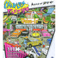 Charles Fazzino Pop Art Route 66 300 Piece Poster Sized Jigsaw Puzzle