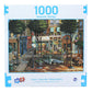 Sunlit Square 1000 Piece Romantic Holiday Puzzle
