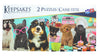 Set Of 2 Keepsakes 500 Piece Jigsaw Puzzles | Dogs Having Fun