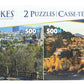 Set Of 2 Keepsakes 500 Piece Jigsaw Puzzles | Mexico City/Acapulco