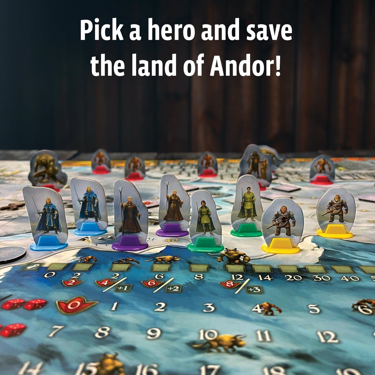 Thames & Kosmos Legends Of Andor: Eternal Frost | Cooperative | Fantasy Game | Kosmos | Strategy Game | Storytelling | Adventure