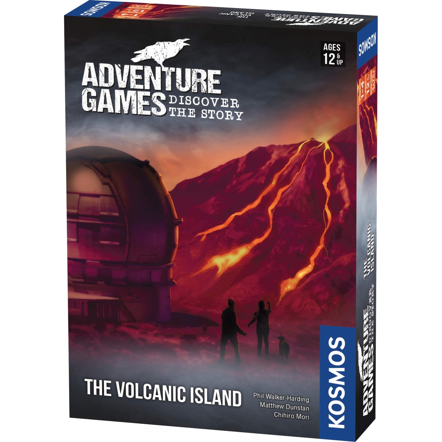 Adventure Games: The Volcanic Island | A Kosmos Game From Thames & Kosmos | Collaborative, Replayable Storytelling Game Experien