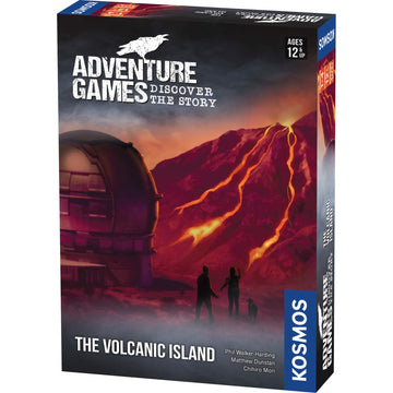 Adventure Games: The Volcanic Island | A Kosmos Game From Thames & Kosmos | Collaborative, Replayable Storytelling Game Experien