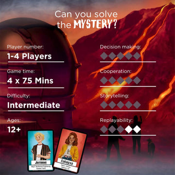 Adventure Games: The Volcanic Island | A Kosmos Game From Thames & Kosmos | Collaborative, Replayable Storytelling Game Experien