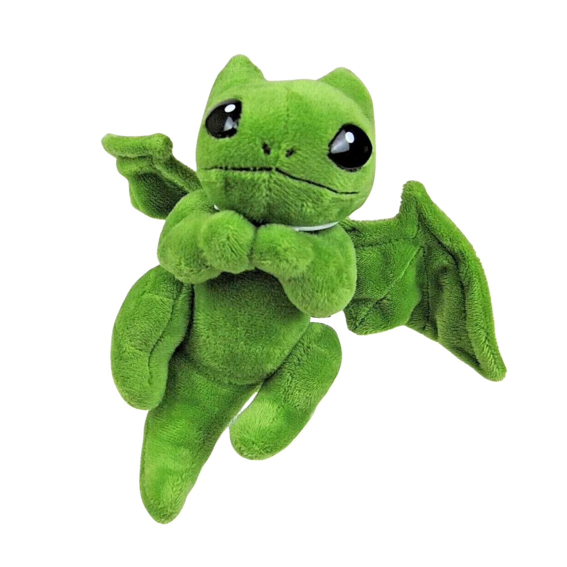 Little Embers 7 Inch Plush W/ Moveable Limbs & Magnetic Hands | Soot (Green)