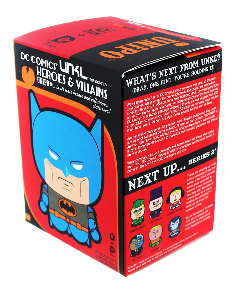 Unkl Presents: Dc Heroes & Villains Vinyl Figures Blind Box