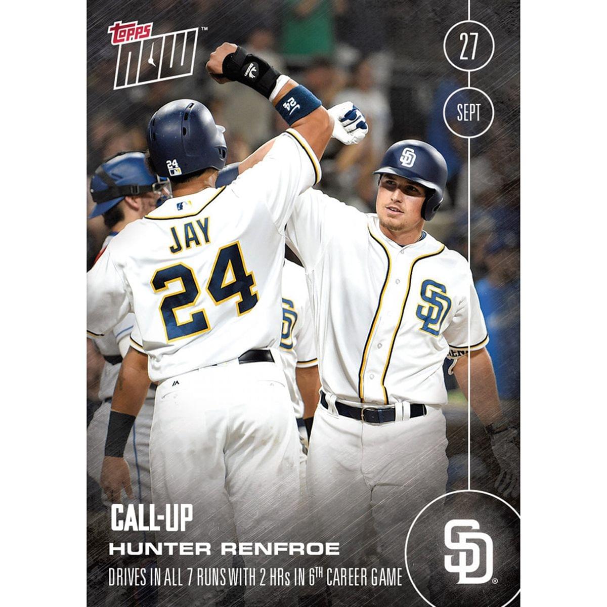 Mlb San Diego Padres Hunter Renfroe (Call-Up) #512 Topps Now Trading Card