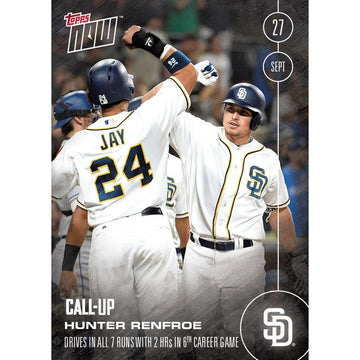 Mlb San Diego Padres Hunter Renfroe (Call-Up) #512 Topps Now Trading Card