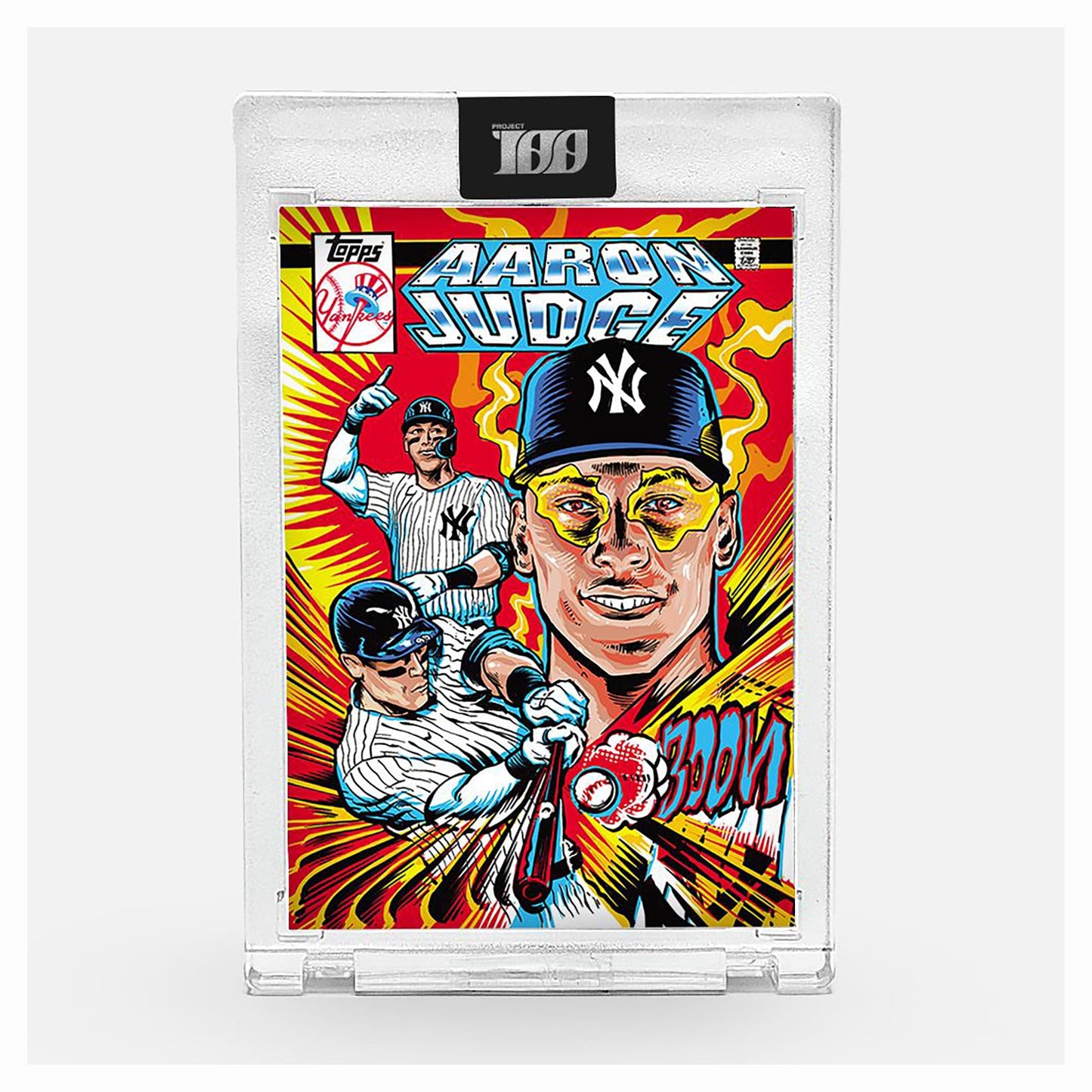 Toynk MLB Topps Project100 Card 34 | Aaron Judge by L'Amour Supreme | Multicolored | ARTBB-130SF-22P100-0034