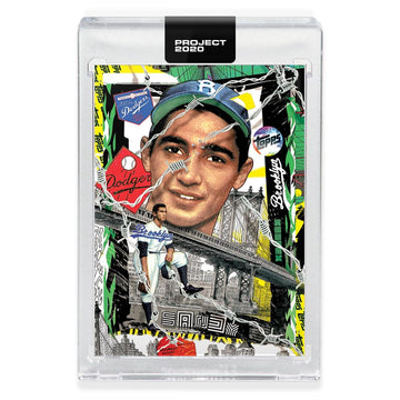 Topps Project 2020 Sandy Koufax Encased Baseball Card #99-1955 Topps Baseball By Tyson Beck