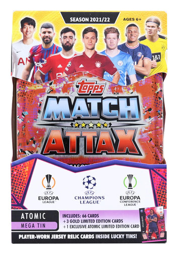 2021/22 Topps Uefa Champions League Match Attax Mega Tin | Atomic