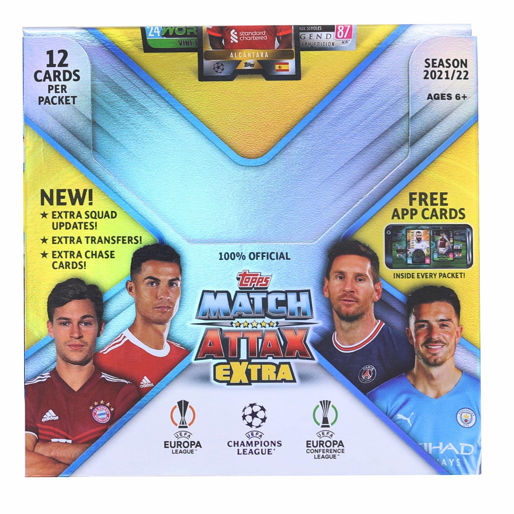 2021/2022 Topps Uefa Champions League Match Attax Extra Box | 24 Packs