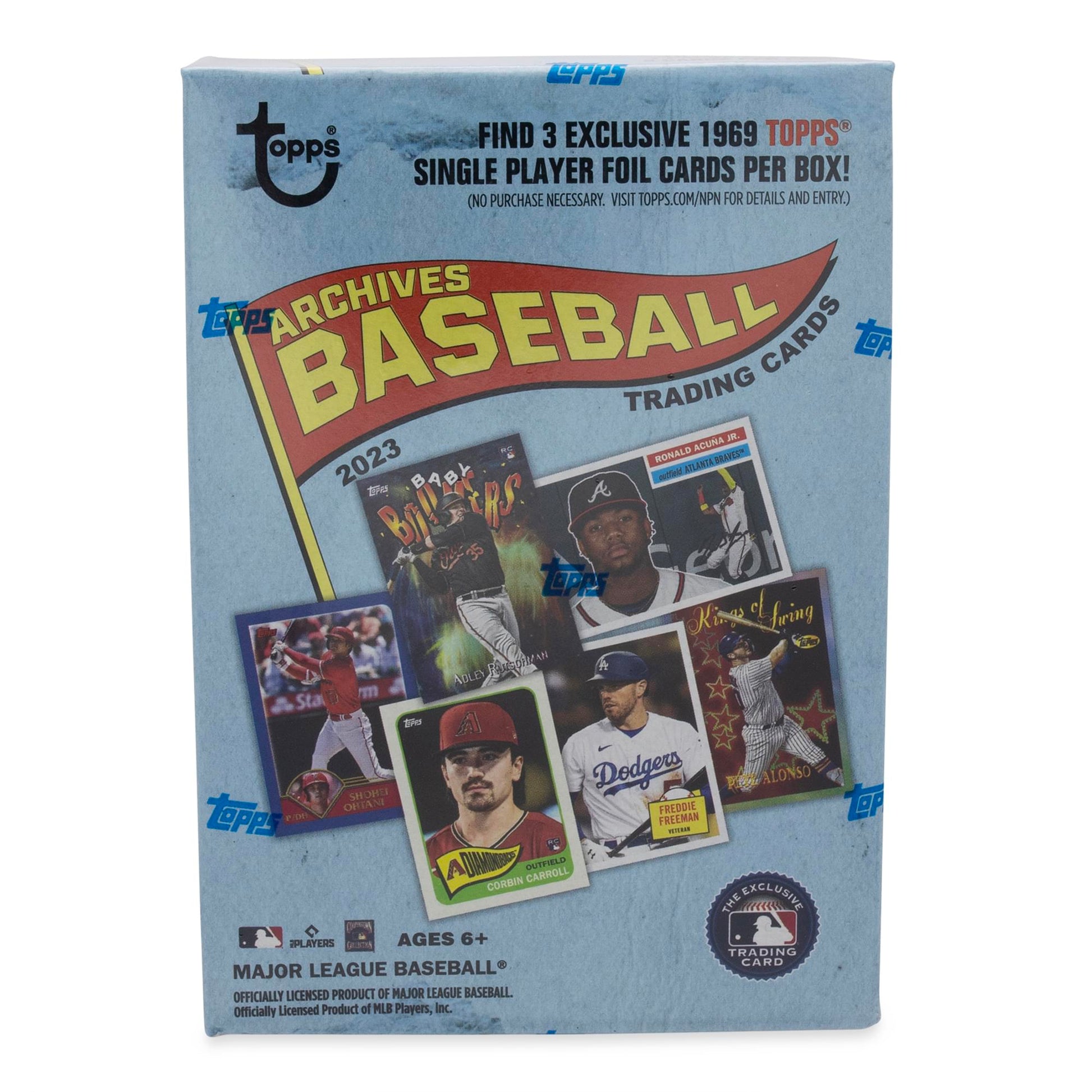 Mlb 2023 Topps Archives Baseball Value Box  7 Packs