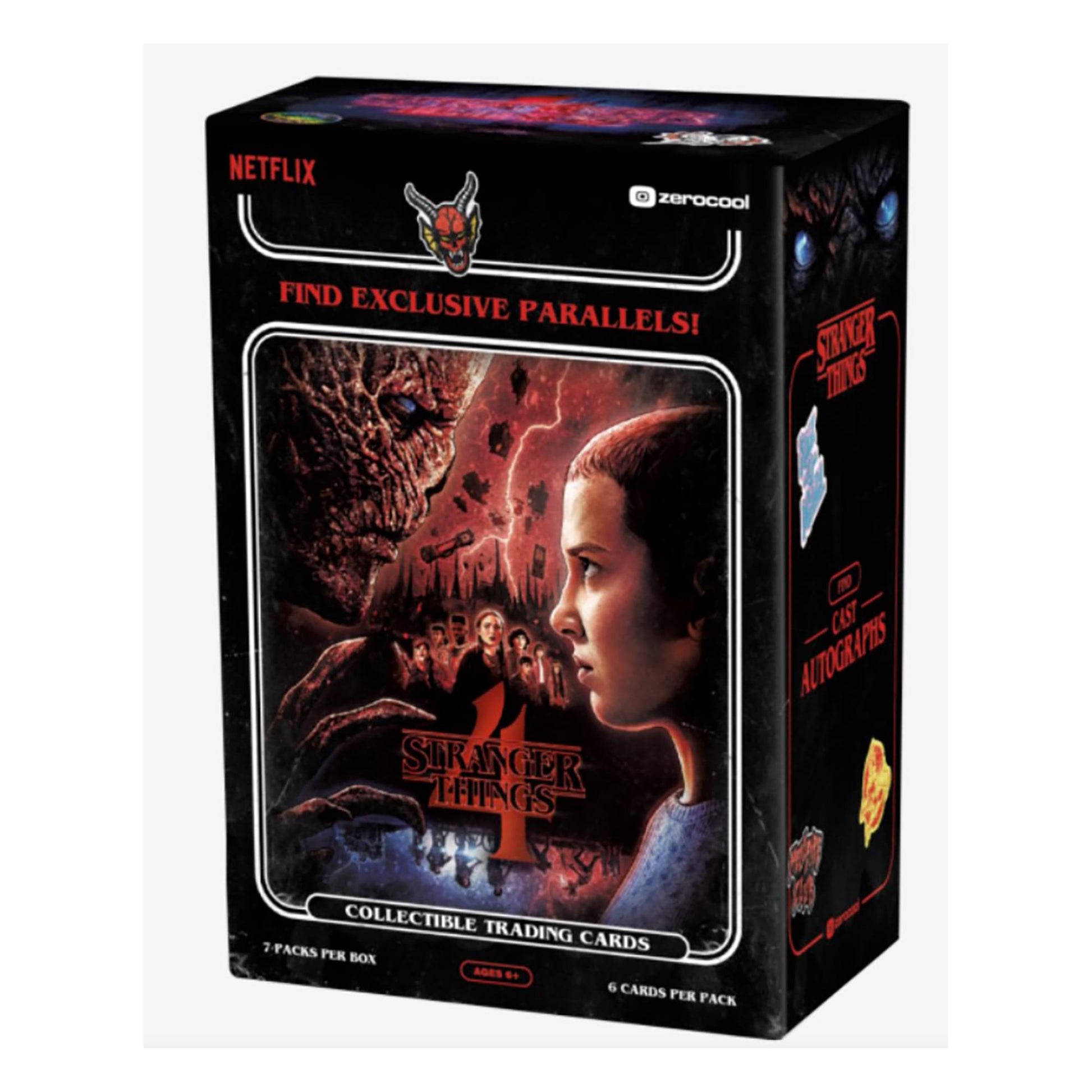 Stranger Things Season 4 2023 Topps Value Box  7 Packs Per Box