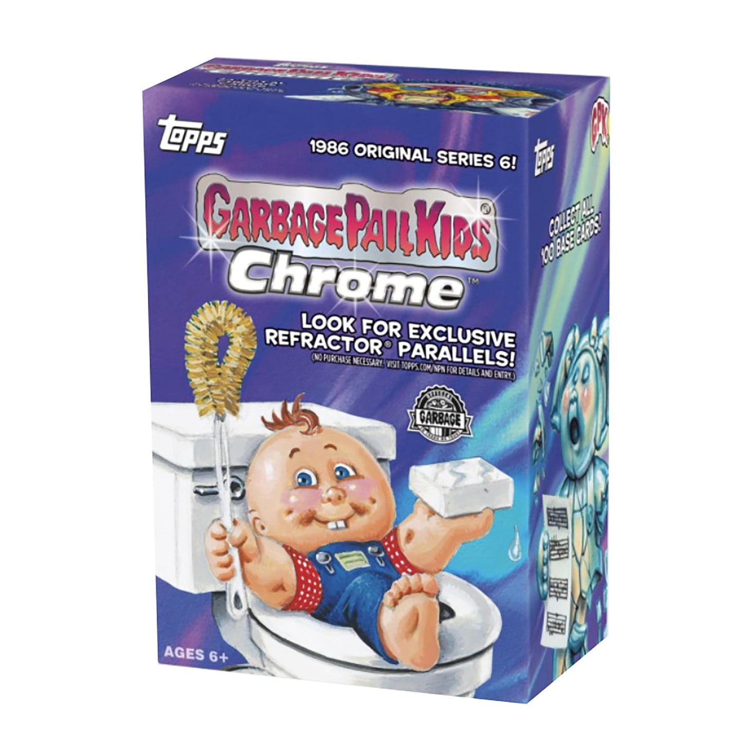 Topps Garbage Pail Kids Chrome Value Box - One Size, Blue - Model 887521122202