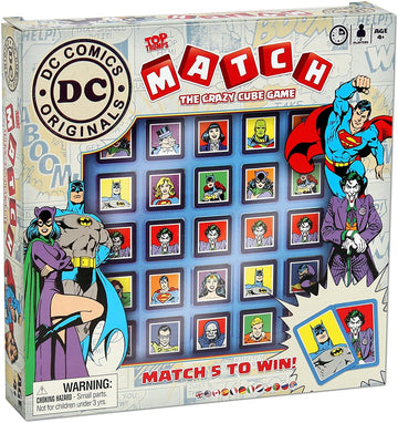 Dc Comics Top Trumps Match | The Crazy Cube Game